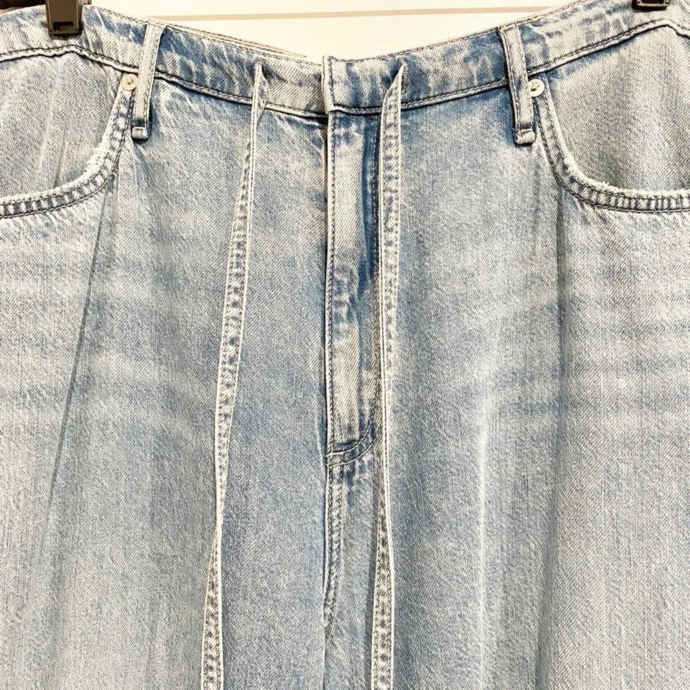 NWT Rag & Bone Ultra Featherweight Phoebe Drawstring Jeans Size Large - Picture 6 of 13